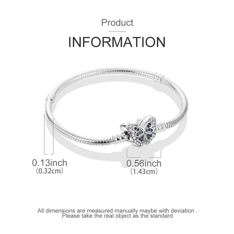 Bracelet Sterling Silver Snowflake Heart