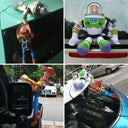 Toy Story Buzz Lightyear And Woody Rescue Plush Car Ornament