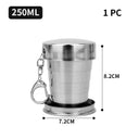 Stainless Steel Retractable Cup Outdoor