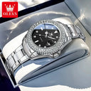 Olevs Women Stainless Steel Watch
