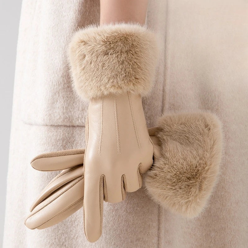 Fleece Thermal Winter Knit Gloves
