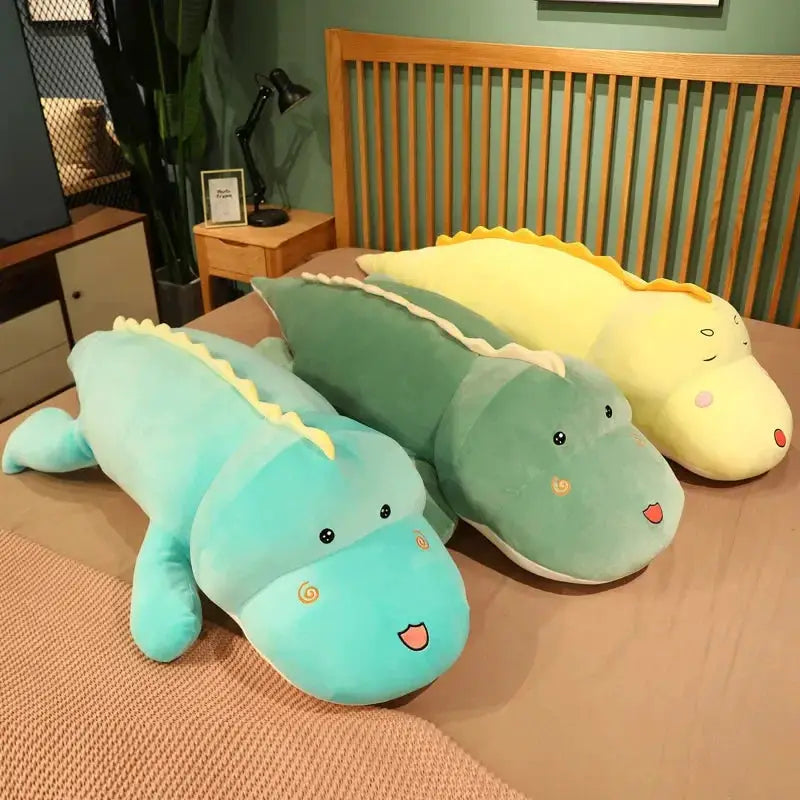 80CM Long Cute Dinosaur Plush Toy Boyfriend Pillow