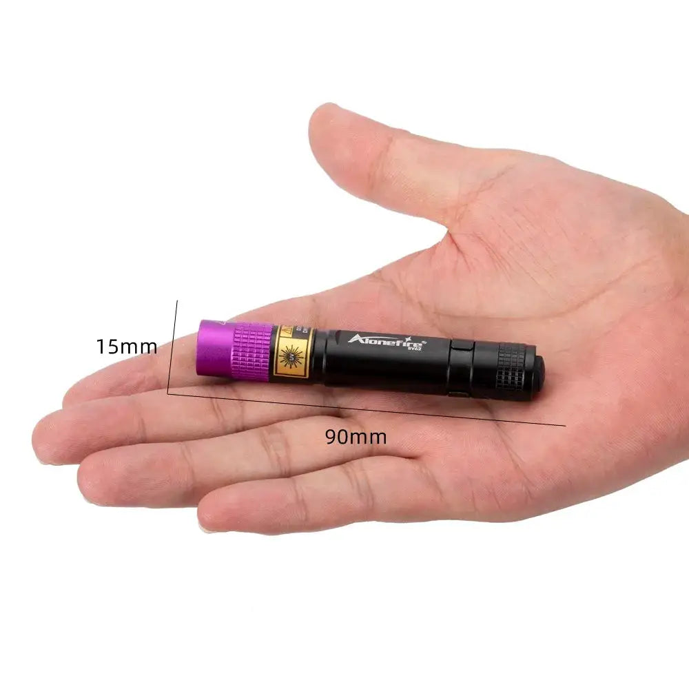365/395nm Uv Flashlight Blacklight Mini Ultraviolet Torch Money Ore Pet Urine Invisible Ink Marker Stain Scorpion Detector Lamp