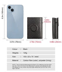 Men Smart Wallet AirTag Case With Credit Card Holder