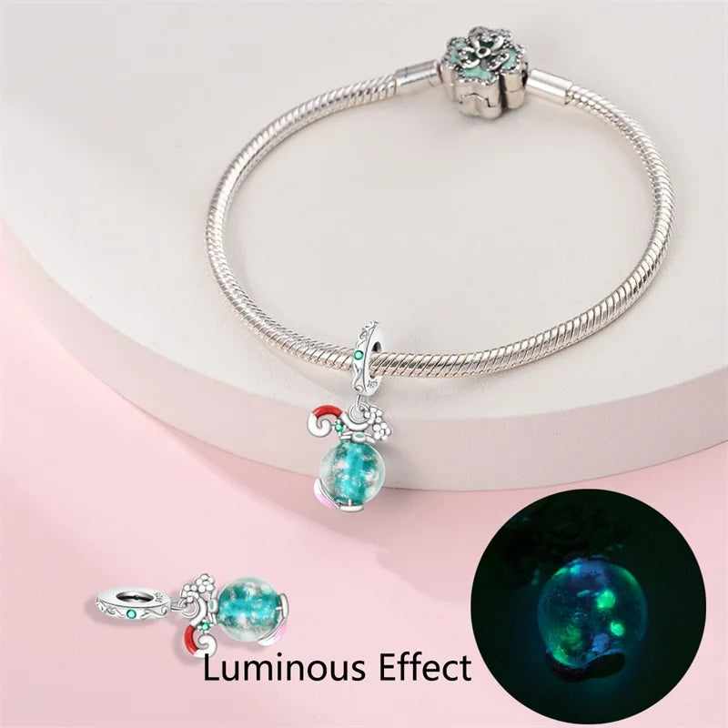 Sterling Silver Luminous Apple Lantern