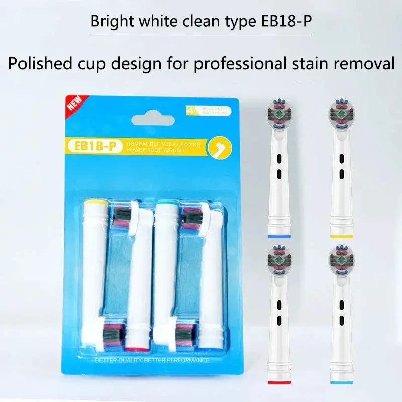 Oral B Replacement Toothbrush Heads 4 Pack Compatible