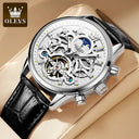 Classic Automatic Men Watch Leather