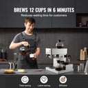 Commercial Drip Coffee Maker, Cups Coffee-Maker Machine with