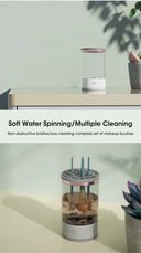 USB Electric Makeup Brush Cleaner Portable 3 In 1 Device