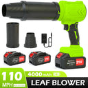 Cordless Leaf Blower Lightweight Variable Speed Storm Gun