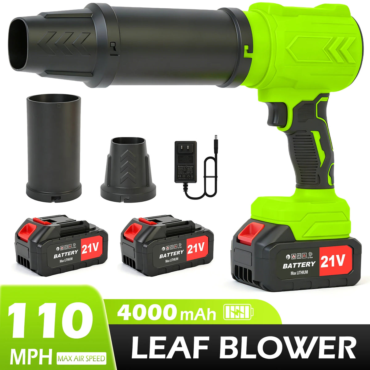 Cordless Leaf Blower Lightweight Variable Speed Storm Gun — product view 1
