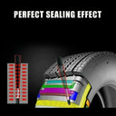 Vacuum Tyre Repair Nail Kit for Car and Motorcycle Use