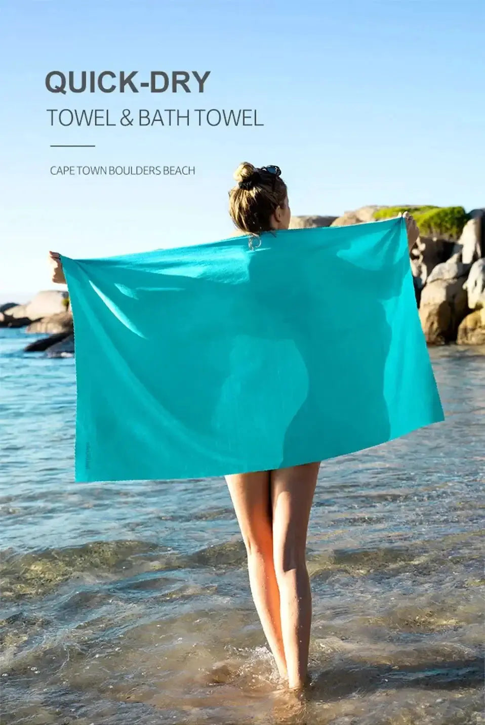 Quick Dry Travel Towel Moisture Transfer Ultra Lightweight