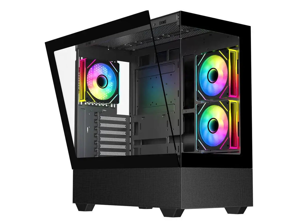DIYPC Black Cases (Computer Cases - ATX Form) Argb — product view 8