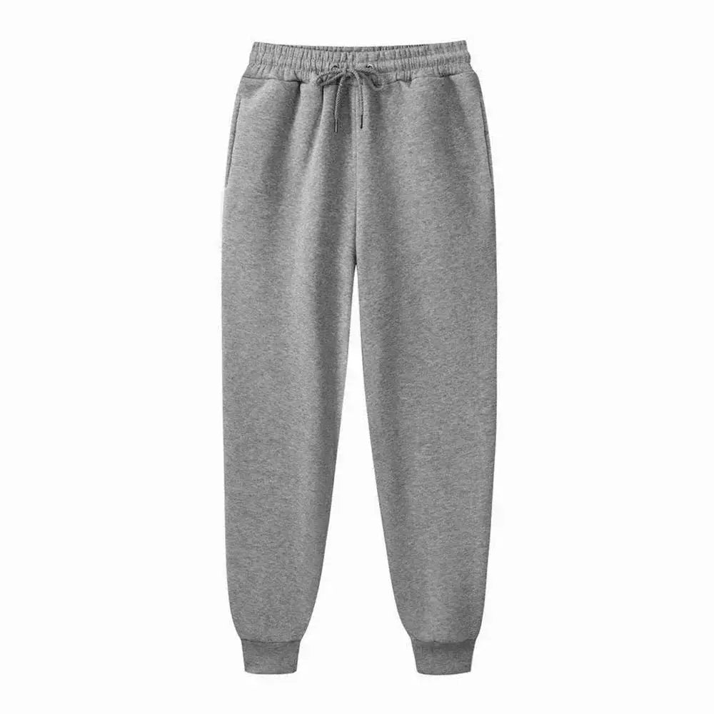 Men's Fleece Lined Casual Joggers for Autumn and Winter