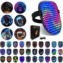 LED Luminous Mask RGB Full Color Face Changing Glowing Mask