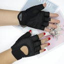 Breathable Gym Gloves With Microfiber Fabric For Training