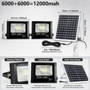 Solar Powered Dual Head Wall Lamp