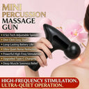 Original Mini Massage LCD Screen 6 Heads Gun Muscle Massager Portable Electric Fascia Gun for Neck Foot Body Fascia Gun