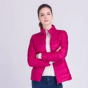 New Autumn Winter Women Ultra Light Down Jackets Slim Coats
