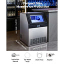 SucceBuy Commercial Ice Maker Machine Stainless Steel Ice Maker