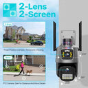 AI Tracking Outdoor PTZ Cameras for Home Security.