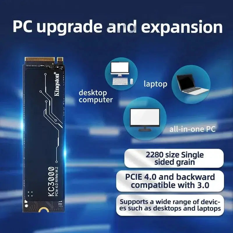 Kingston NVMe M2 PCIe SSD Gaming Performance Upgrade