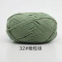 40-50g 4ply Milk Cotton Knitting Yarn For Crochet Craft