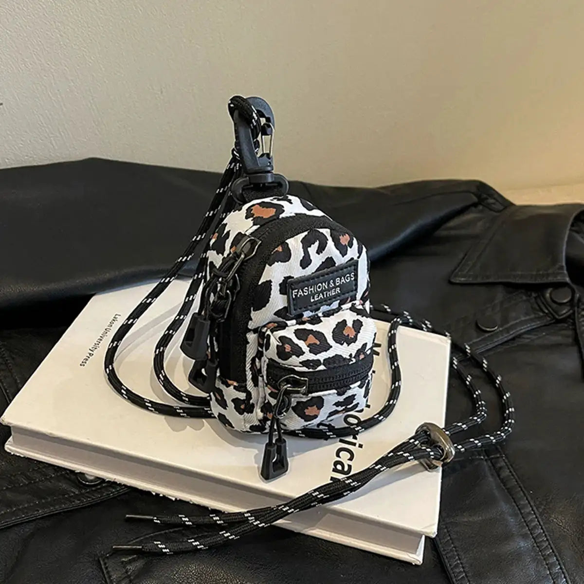 Mini Oxford Purse - Secure Zipper Compact Bag -  product image