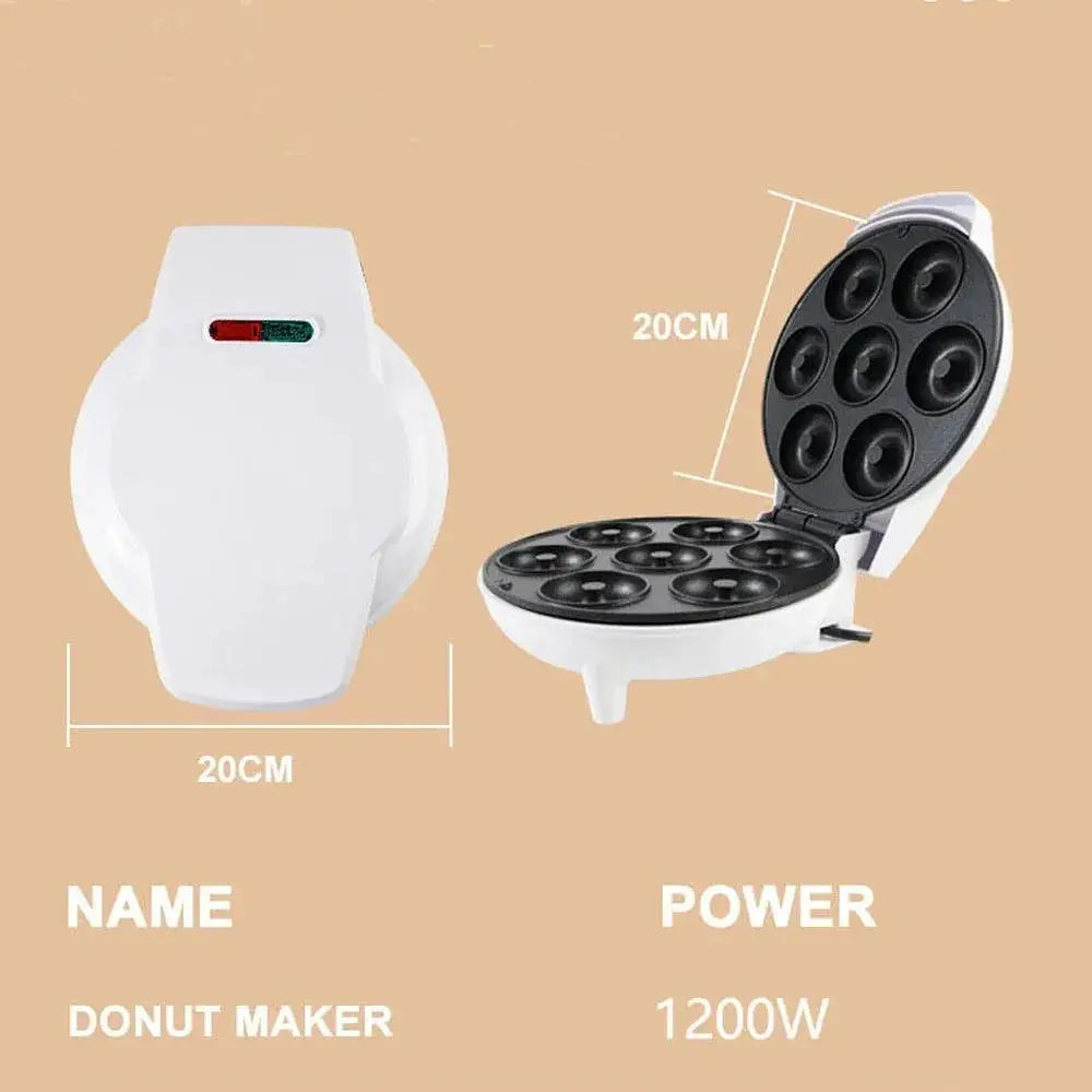 Mini Donut Maker Machine Nonstick Surface For Kids Desserts