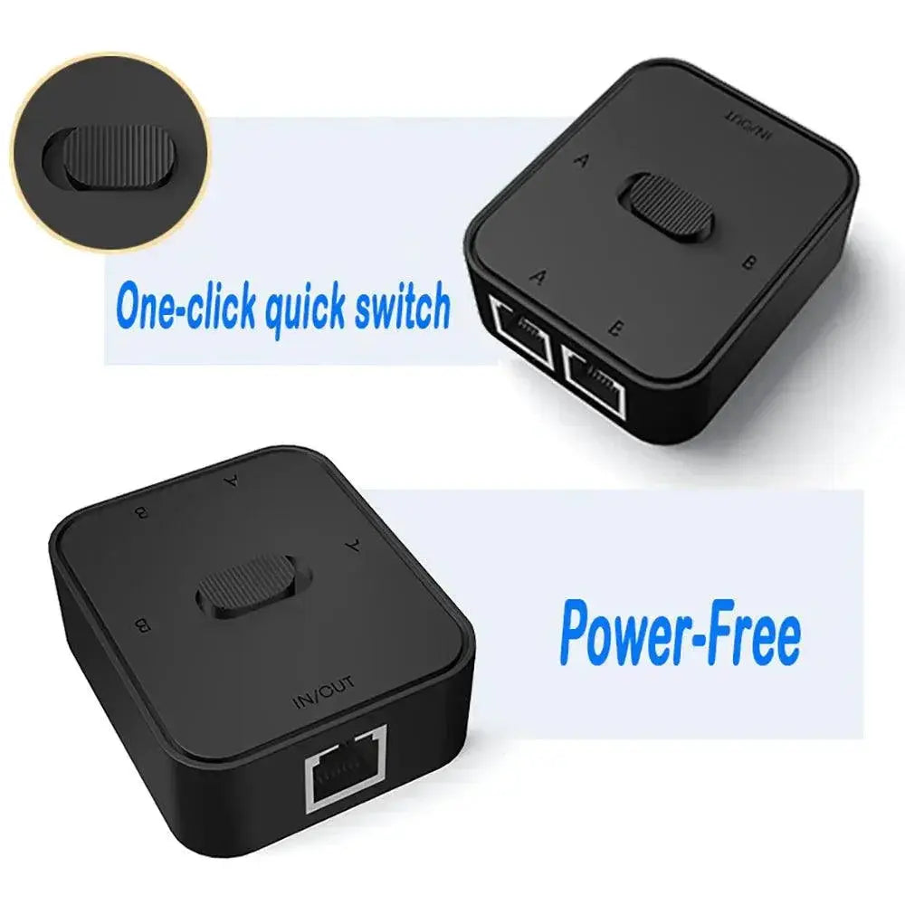 Ethernet Splitter Adapter Lightning Fast Dual Connection