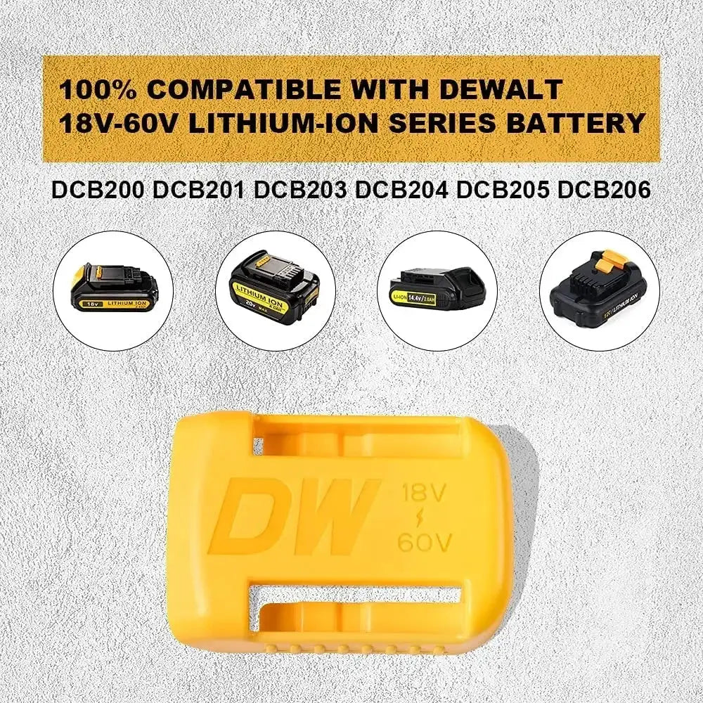 2 5 10Pcs Battery Holder for 18V 20V 60V Yellow Storage