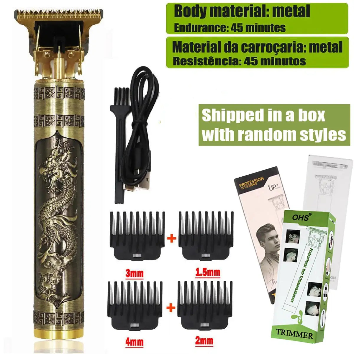 Hair Clippers - Precision Titanium Blades — product view 10