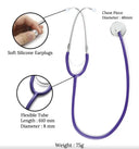 Portable Single Head Stethoscope Professional Cardiology Doctor Medical Equipment Device Student Vet Nurse Clinic