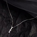 Moissanite Pendant Necklace in Sterling Silver Cbtb CB025