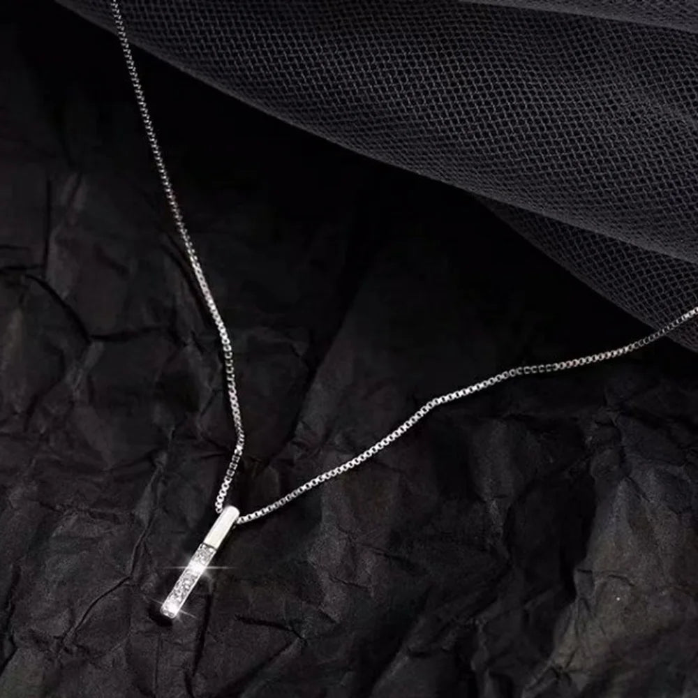 Moissanite Pendant Necklace in Sterling Silver Cbtb CB025 — product view 6