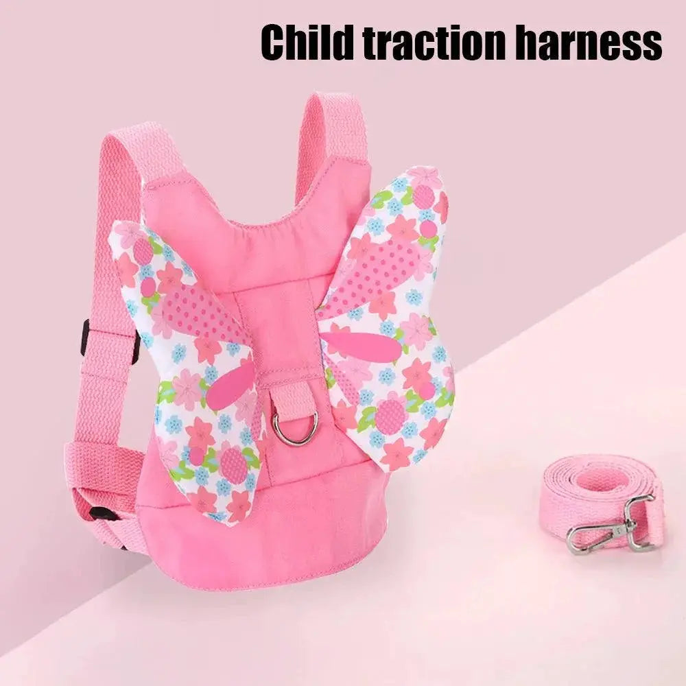 Angel Wings Baby Safety Harness Backpack for Girls Pink