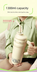 Strawberry Life 1300ml Giant Insulated Thermos Cup