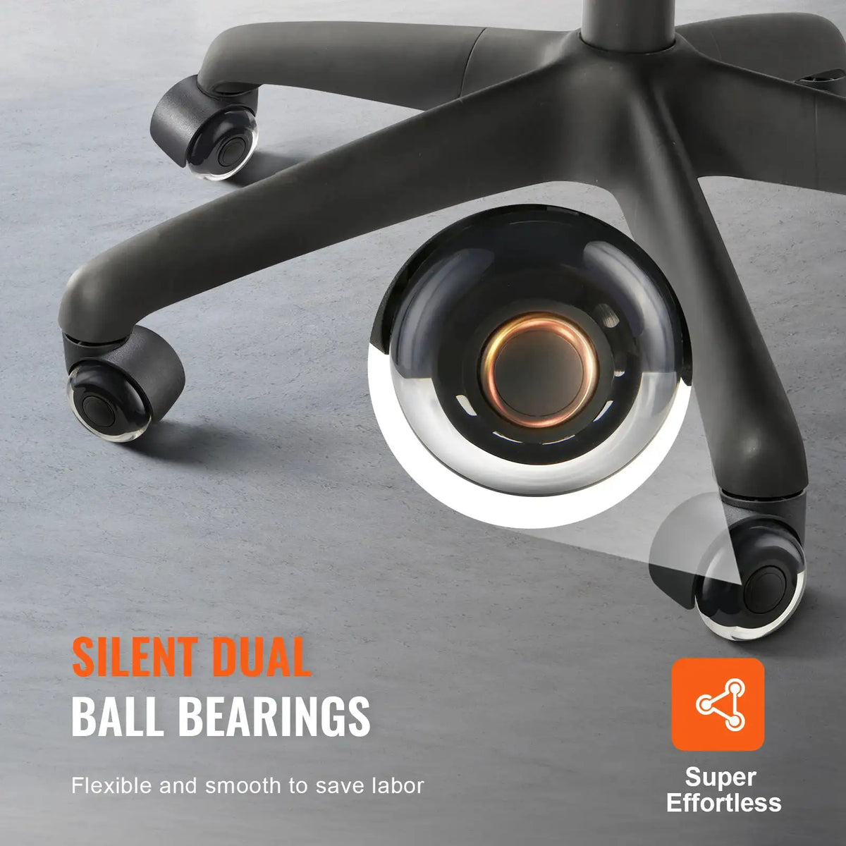 Smooth Gliding Office Chair Wheels — product image 2