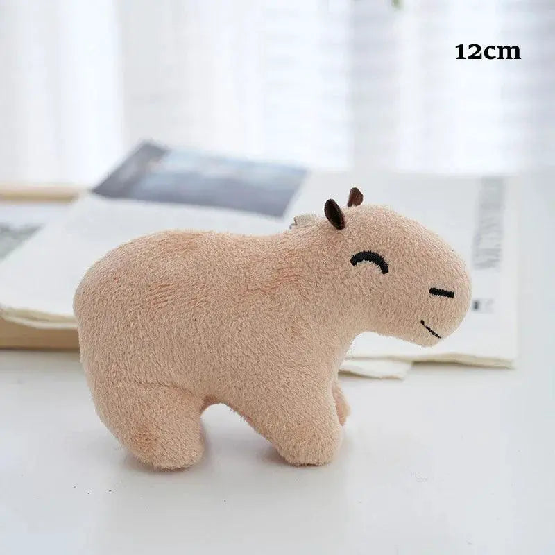 Capybara Plush Toy Keychain Bag Charm Cute Animal Accessory