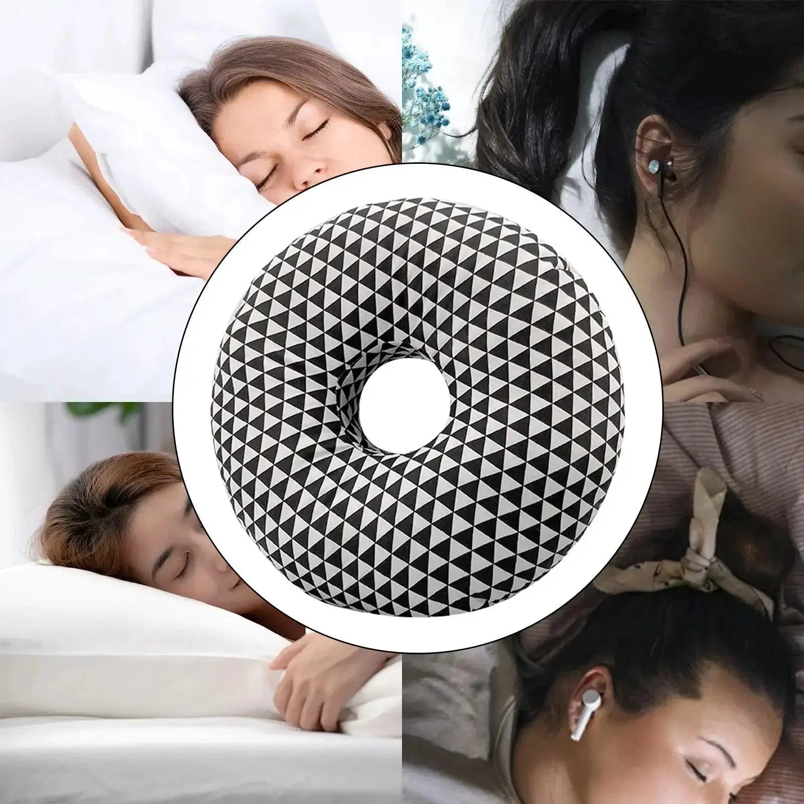 Comfortable Ear Piercing Pillow Protector for Side Sleepers