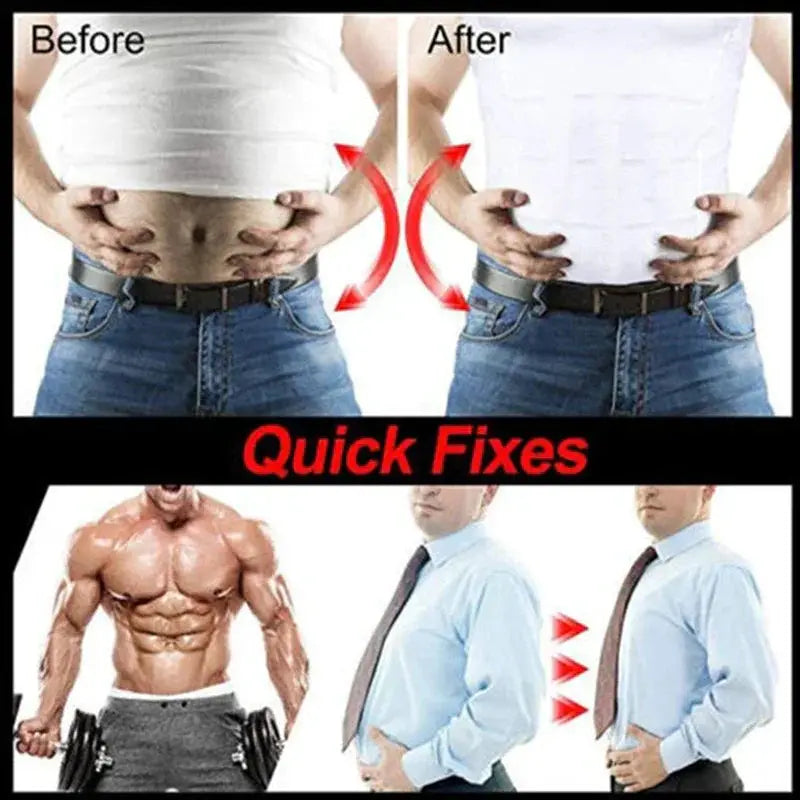 Men's Compression Shapewear Vest for Tummy Control - OurLum.com