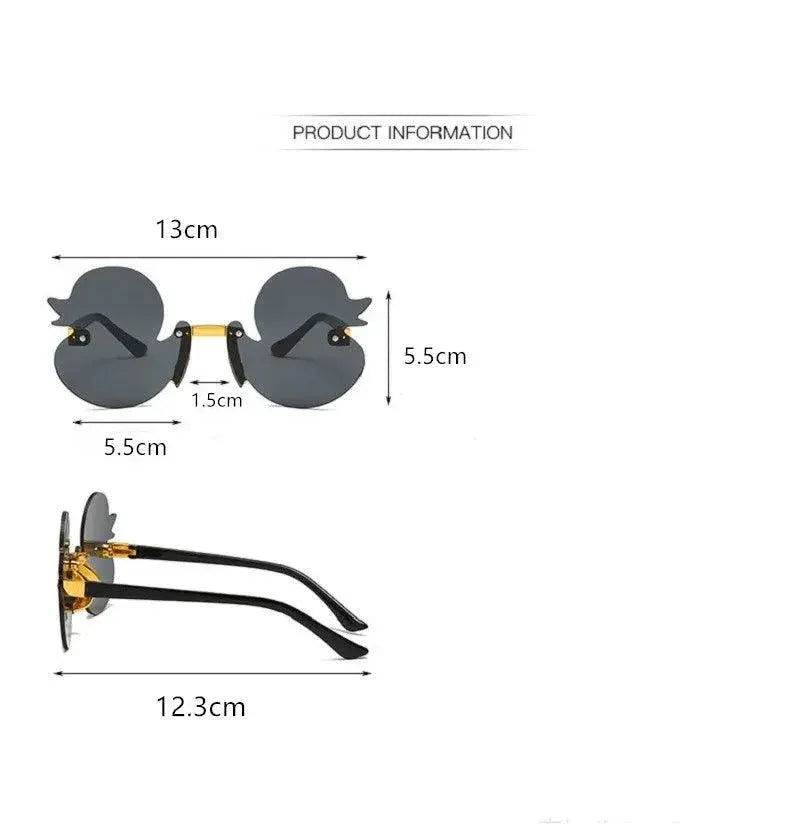 Cartoon Duck Shaped UV Protection Sunglasses For Kids