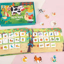 Interactive Montessori Sticker Matching Game for Kids Fun