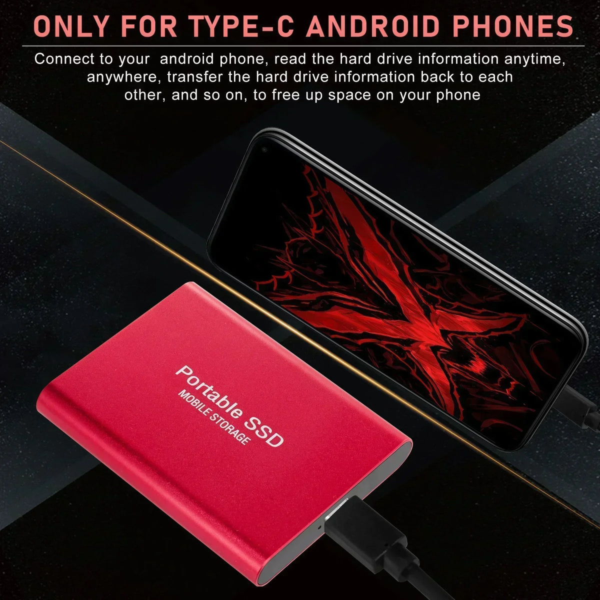 USB-C USB Portable SSD