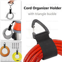Nylon Cord Organizer with Triangle Buckle for Cable Management
