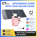 CTOLITY Portable Power Unit and Solar Panel Bundle