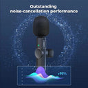 Dual Wireless Lavalier Lapel Microphone