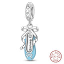 Sterling Silver Blue Purple Butterfly