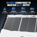 Rvpozwer 100W Rigid Solar Panel